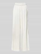 mbyM Wide Leg Stoffhose in Crinkle-Optik Modell 'Asaka' in Offwhite, G...