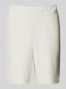 SELECTED HOMME Loose Fit Shorts in Ripp-Optik in Offwhite, Größe S