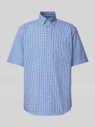 Eterna Comfort Fit Business-Hemd mit Button-Down-Kragen in Jeansblau, ...