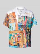 CARLO COLUCCI Oversize Fit Freizeithemd mit Label- und Motiv-Print in ...