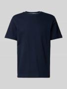 Tom Tailor T-Shirt mit Strukturmuster in Dunkelblau, Größe S