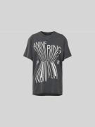 Anine Bing T-Shirt aus reiner Baumwolle in Black, Größe XS
