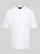 Christian Berg Men Regular Fit Poloshirt mit Logo-Stitching in Weiss, ...