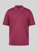 Christian Berg Men Regular Fit Poloshirt mit Logo-Stitching in Fuchsia...