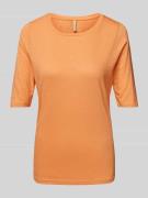 Soyaconcept T-Shirt mit Rundhalsausschnitt Modell 'Babette' in Orange,...