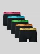 MCNEAL Trunks mit Label-Bund im 5er-Pack in Black, Größe S