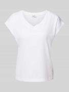 Esprit T-Shirt mit Kappärmeln in Weiss, Größe M
