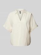 Vero Moda Blusenshirt mit Umlegekragen Modell 'MICHELLE' in Beige, Grö...