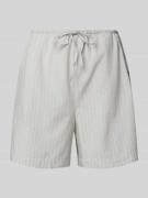 Vero Moda High Waist Shorts mit Streifenmuster Modell 'GILI' in Beige,...
