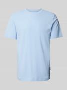 Tom Tailor T-Shirt im unifarbenen Design in Hellblau, Größe S