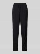 s.Oliver RED LABEL Stoffhose aus Viskose mit elastischem Bund in Black...