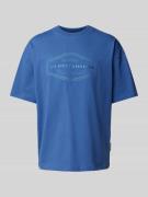 No Bystanders T-Shirt mit Label-Stitching Modell 'BERRY' in Blau, Größ...