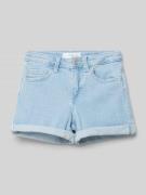 Mango Regular Fit Jeansshorts im 5-Pocket-Design in Mittelgrau Melange...