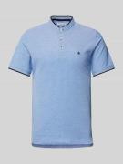 Jack & Jones Poloshirt mit Label-Stitching Modell 'PAULOS' in Blau, Gr...