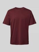 Jack & Jones T-Shirt mit Label-Detail Modell 'ORGANIC' in Bordeaux, Gr...