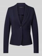 Zero Blazer mit Knopfverschluss in Marine, Größe 42