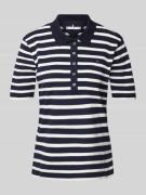 Tommy Hilfiger Poloshirt mit Streifenmuster in Marine, Größe M