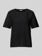 s.Oliver RED LABEL Blusenshirt mit Plisseefalten in Black, Größe 42