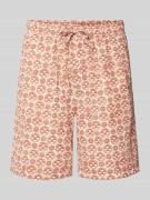 Jack & Jones Regular Fit Shorts mit Allover-Print Modell 'JAIDEN' in R...