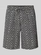 Jack & Jones Regular Fit Shorts mit Allover-Print Modell 'JAIDEN' in B...
