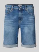 Calvin Klein Jeans Slim Fit Jeansshorts im 5-Pocket-Design in Blau, Gr...
