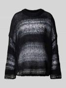 The Ragged Priest Strickpullover mit Lochmuster in Black, Größe S