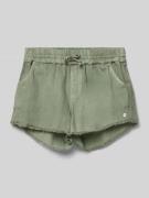 Roxy Regular Fit Bermudas mit Eingrifftaschen in Khaki, Größe 140