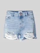 Only Jeansshorts im Destroyed-Look Modell 'PACY' in Hellblau, Größe L