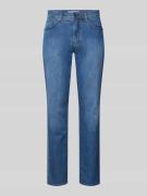 Brax Straight Fit Jeans mit Label-Patch Modell 'CADIZ' in Ocean, Größe...