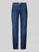 Brax Straight Fit Jeans mit Label-Patch Modell 'CADIZ' in Marine, Größ...