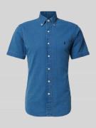 POLO RALPH LAUREN Custom Fit Freizeithemd mit Button-Down-Kragen in Du...