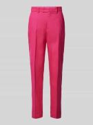 Mango Slim Fit Bundfaltenhose aus Leinen mit Gesäßtaschen in Pink, Grö...