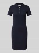 Tommy Hilfiger Polokleid mit Logo-Stitching Modell '1985' in Marine, G...