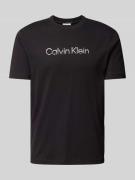 CK Calvin Klein T-Shirt mit Label-Print in Black, Größe M