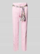 Brax Slim Fit Hose mit verkürztem Schnitt Modell 'Style. Mel' in Pink,...