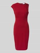 Calvin Klein Womenswear Knielanges Kleid mit Applikation Modell 'SCUBA...