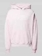 Pegador Hoodie mit Statement-Print Modell 'LOBOS' in Pink, Größe L