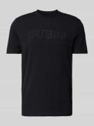 Guess Activewear T-Shirt mit Label-Print Modell 'ALPHY' in BLACK, Größ...