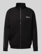 Guess Activewear Sweatjacke mit Reißverschluss in Black, Größe L