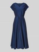 Weekend Max Mara Midikleid mit V-Ausschnitt Modell 'ETUANIA' in Marine...