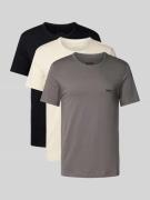 BOSS T-Shirt mit Rundhalsausschnitt im 3er-Pack Modell 'Classic' in Be...