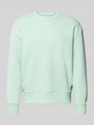 CK Calvin Klein Sweatshirt mit Label-Print Modell 'NANO' in Helltuerki...