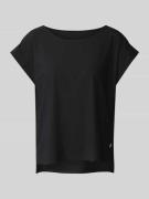 Raffaello Rossi T-Shirt mit Label-Applikation Modell 'GRIT' in Black, ...