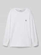 Polo Ralph Lauren Teens Longsleeve mit Logo-Stitching in Weiss, Größe ...