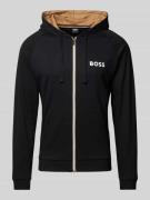 BOSS Sweatjacke mit Reißverschluss Modell 'Authentic' in Black, Größe ...