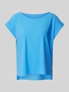 Raffaello Rossi T-Shirt mit Label-Applikation Modell 'GRIT' in Royal, ...