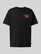 Levi's® T-Shirt mit Label-Stitching in Black, Größe L