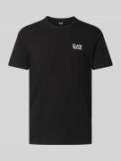 EA7 Emporio Armani T-Shirt mit Label-Print in Black, Größe L