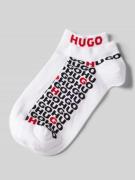 HUGO Socken mit Label-Details im 2er-Pack in Weiss, Größe 39-42