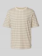 Scotch & Soda Regular Fit  T-Shirt mit Motiv-Print in Offwhite, Größe ...